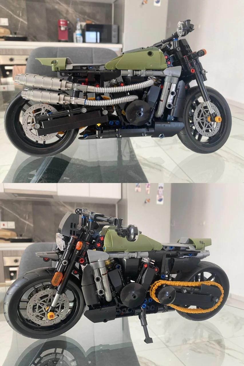 Конструктор мотоцикл (аналог Lego Technic)