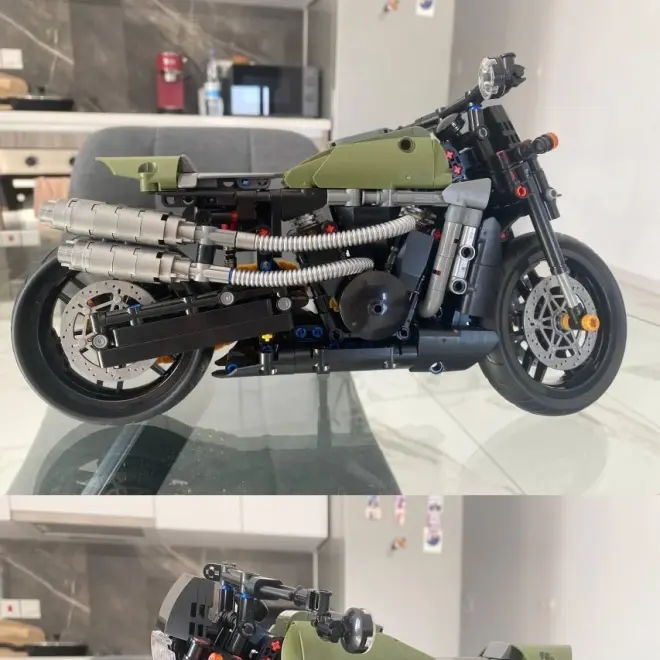 Конструктор мотоцикл (аналог Lego Technic)