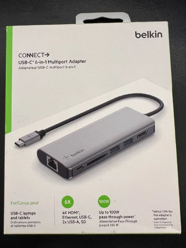 Belkin CONNECT™ USB-C 6-in-1 Multiport Adapter