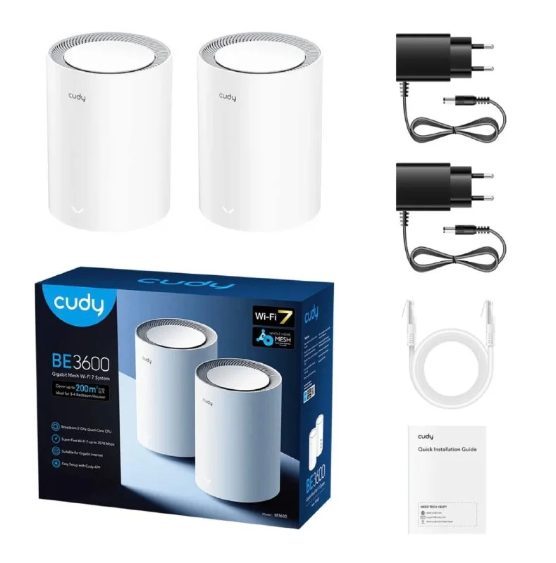 Роутеры Mesh Router Cudy M3600 BE3600 WiFI7