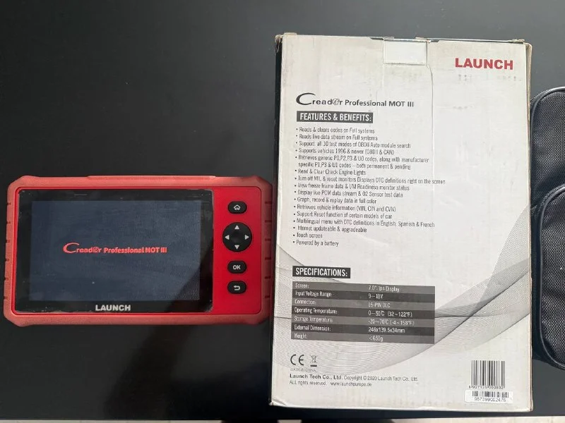 Профессиональный диагностический сканер LAUNCH Creader Professional MOT III