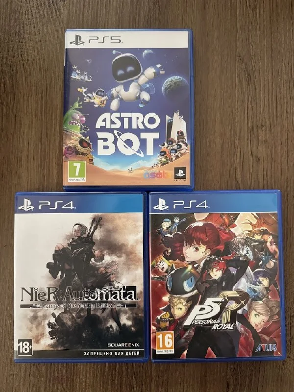 Видеоигры для PS5 и PS4: Astro Bot, NieR Automata, Persona 5 Royal
