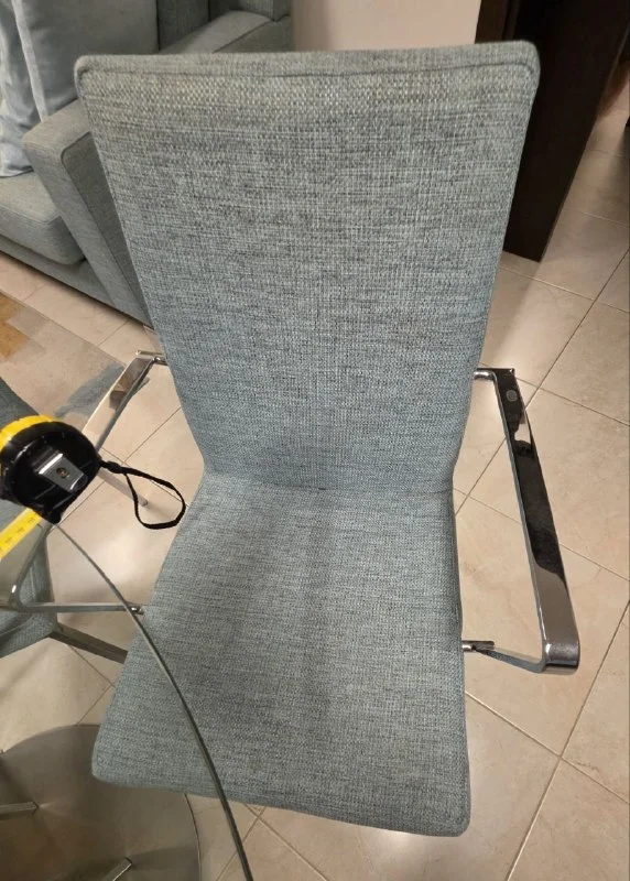 Обеденный стол (стекло) и 4 стула BoConcept