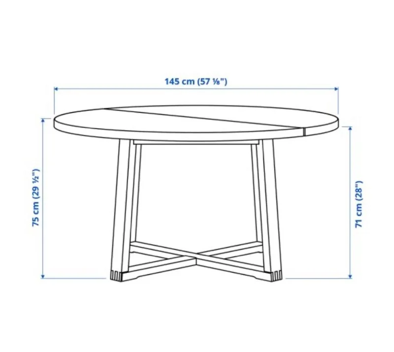 Стол IKEA MÖRBYLÅNGA