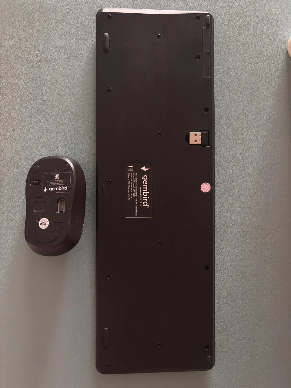 Беспроводная Клавиатура + мышь Gembird KBS-9200