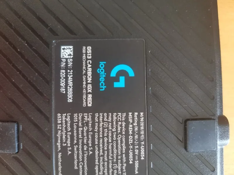 Механическая клавиатура Logitech GS13 CARBON (GX RED)