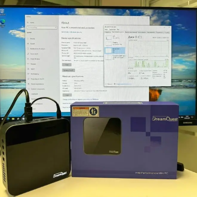 Мини компьютер dreamQuest Intel Performance Mini PC