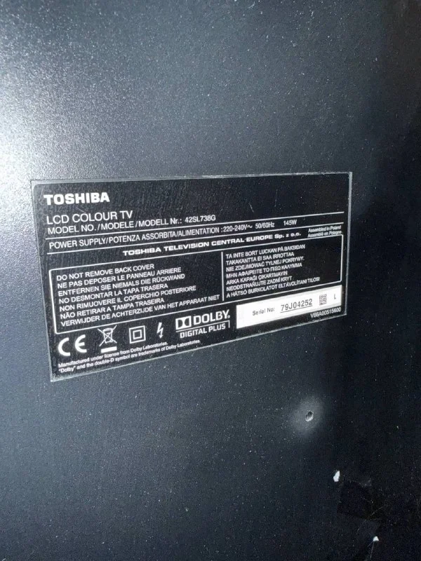 Телевизор TOSHIBA
