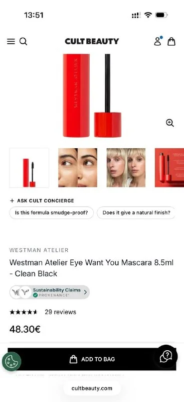 Тушь Westman Atelier Eye Want You Mascara
